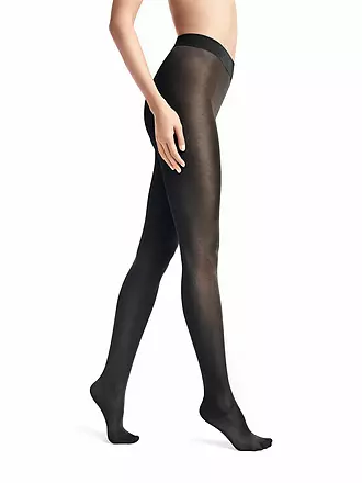 WOLFORD | Strumpfhose "Pure Shine 40" (Gobi) | schwarz